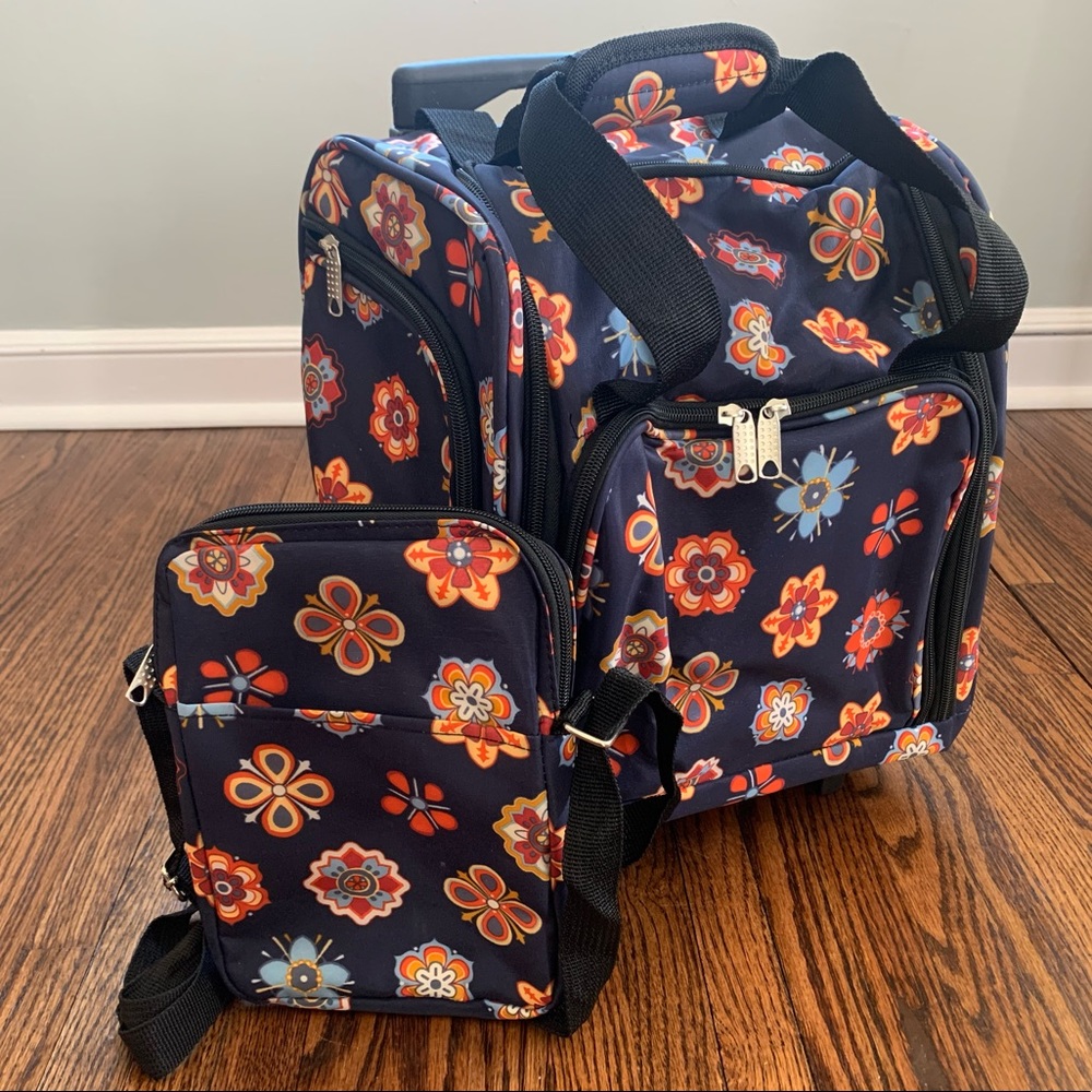 BRAND NEW Weekend Roller Duffel with Matching Purse!